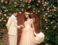 婚纱摄影：莫奈油画婚纱照